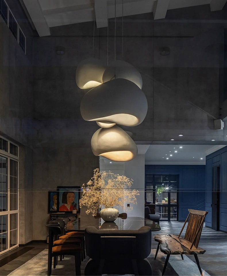 Stylish “Wabi Sabi” LED Pendant Light – Perfect for Dining Room, Living Room, or Bedroom Decor