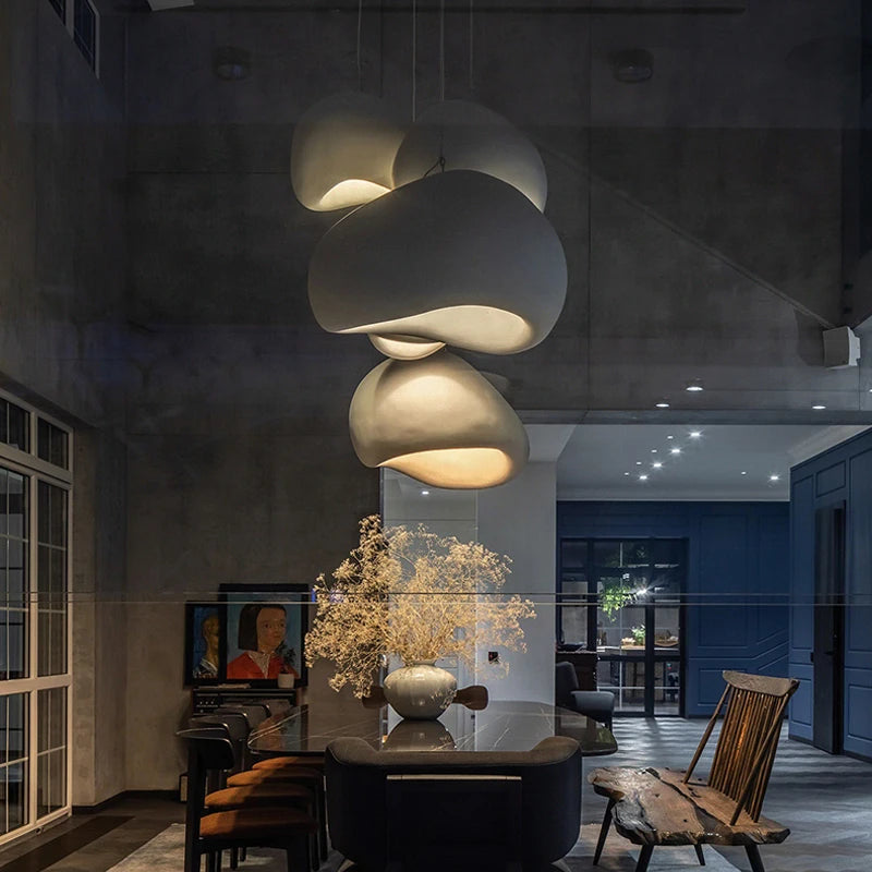 Stylish “Wabi Sabi” LED Pendant Light – Perfect for Dining Room, Living Room, or Bedroom Decor
