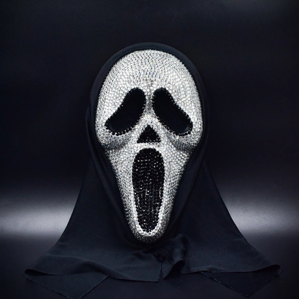 Mexican high-end point drill screaming mask halloween carnival horror skull head full face mask hood mask