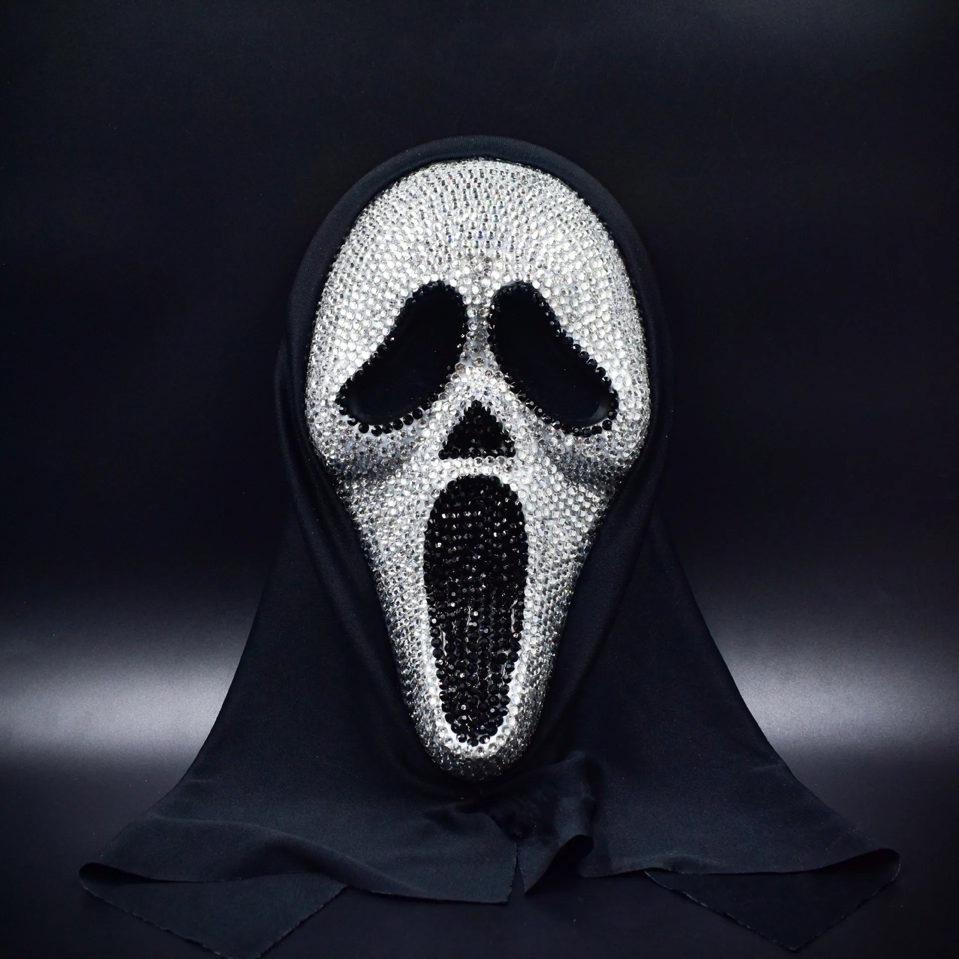 Mexican high-end point drill screaming mask halloween carnival horror skull head full face mask hood mask