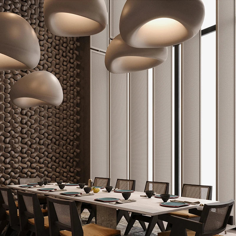 Stylish “Wabi Sabi” LED Pendant Light – Perfect for Dining Room, Living Room, or Bedroom Decor