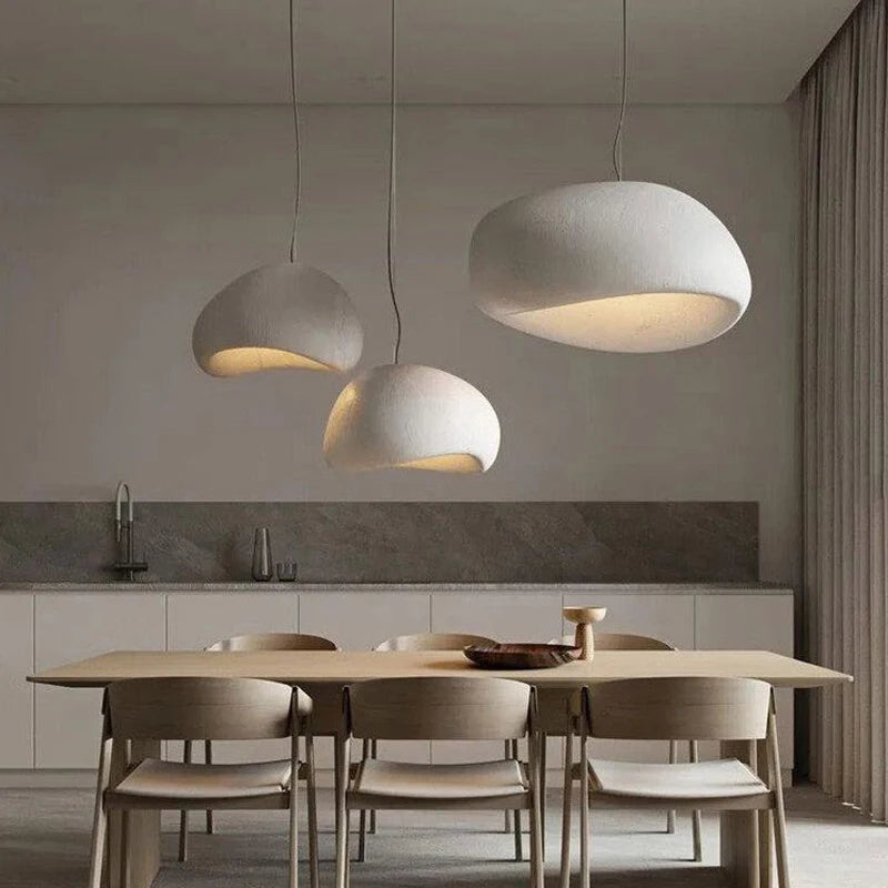 Stylish “Wabi Sabi” LED Pendant Light – Perfect for Dining Room, Living Room, or Bedroom Decor