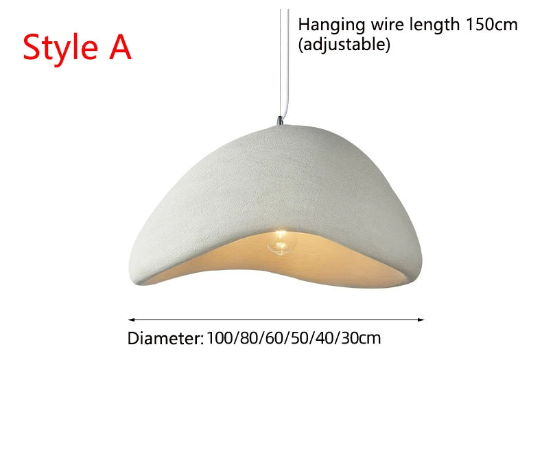 Stylish “Wabi Sabi” LED Pendant Light – Perfect for Dining Room, Living Room, or Bedroom Decor