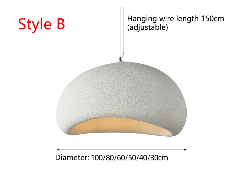 Stylish “Wabi Sabi” LED Pendant Light – Perfect for Dining Room, Living Room, or Bedroom Decor