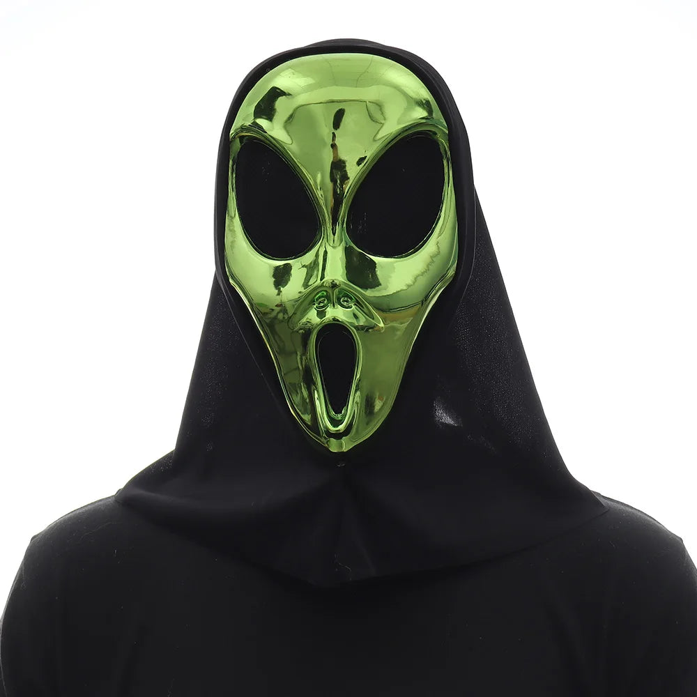 Green Alien Mask – Halloween & Carnival Costume Accessory