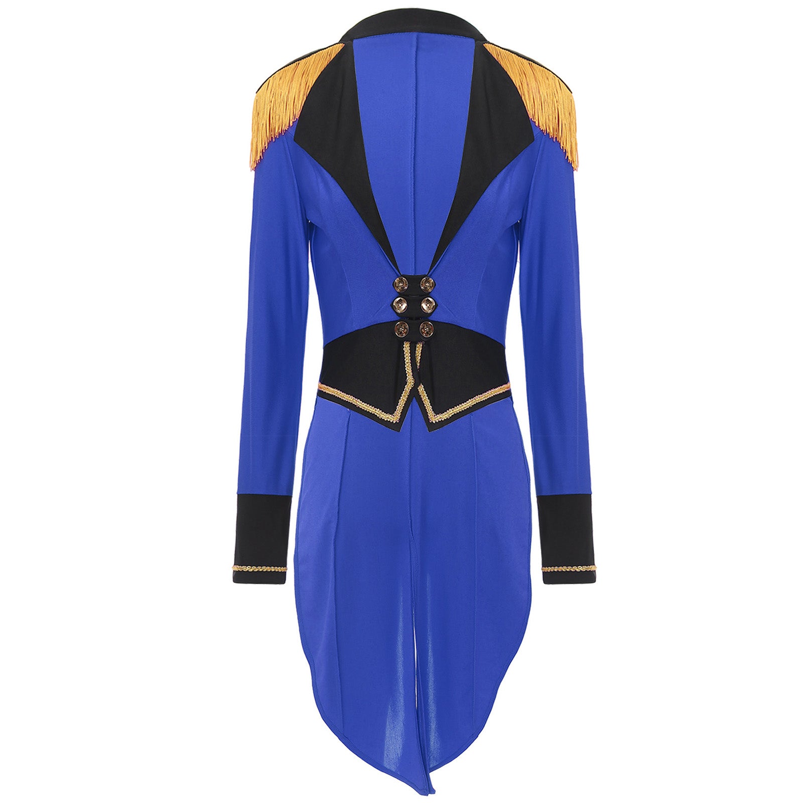 A stylish women’s circus ringmaster costume, perfect for Halloween, carnival, or themed parties.