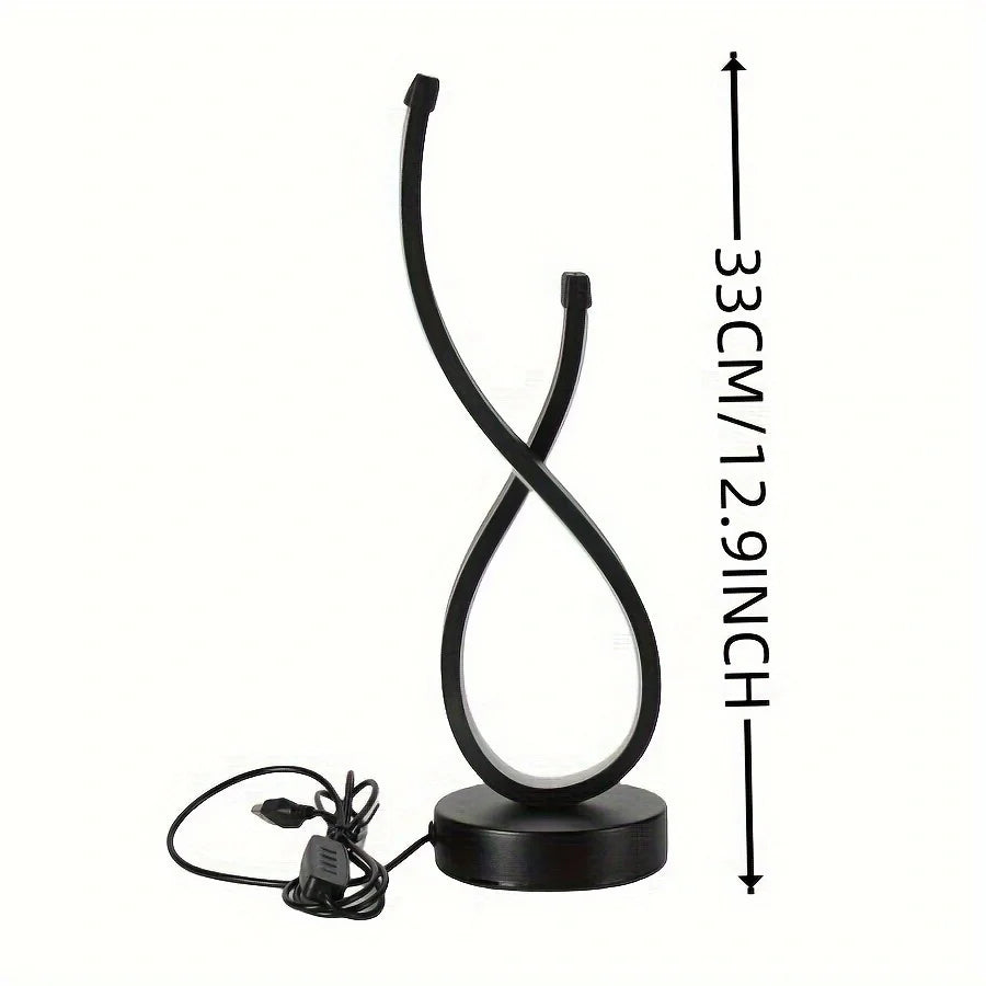 Modern LED Table Lamp – Elegant Night Light for Bedroom & Living Room